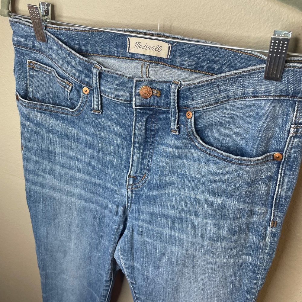 Madewell women’s high rise skinny crop jeans sz 30